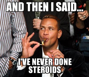 Steroids baseball meme